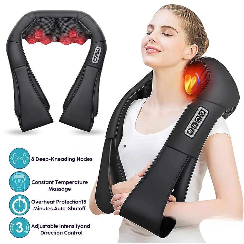 Heated Shiatsu Neck & Shoulder Massager